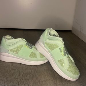 UGG Neutra chunky glitter platform sneaker in mint